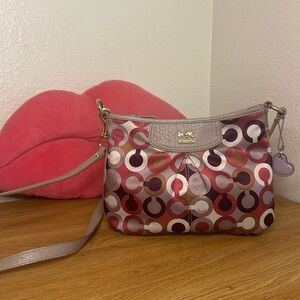 Purple & pink coach bag(IN STORAGE)